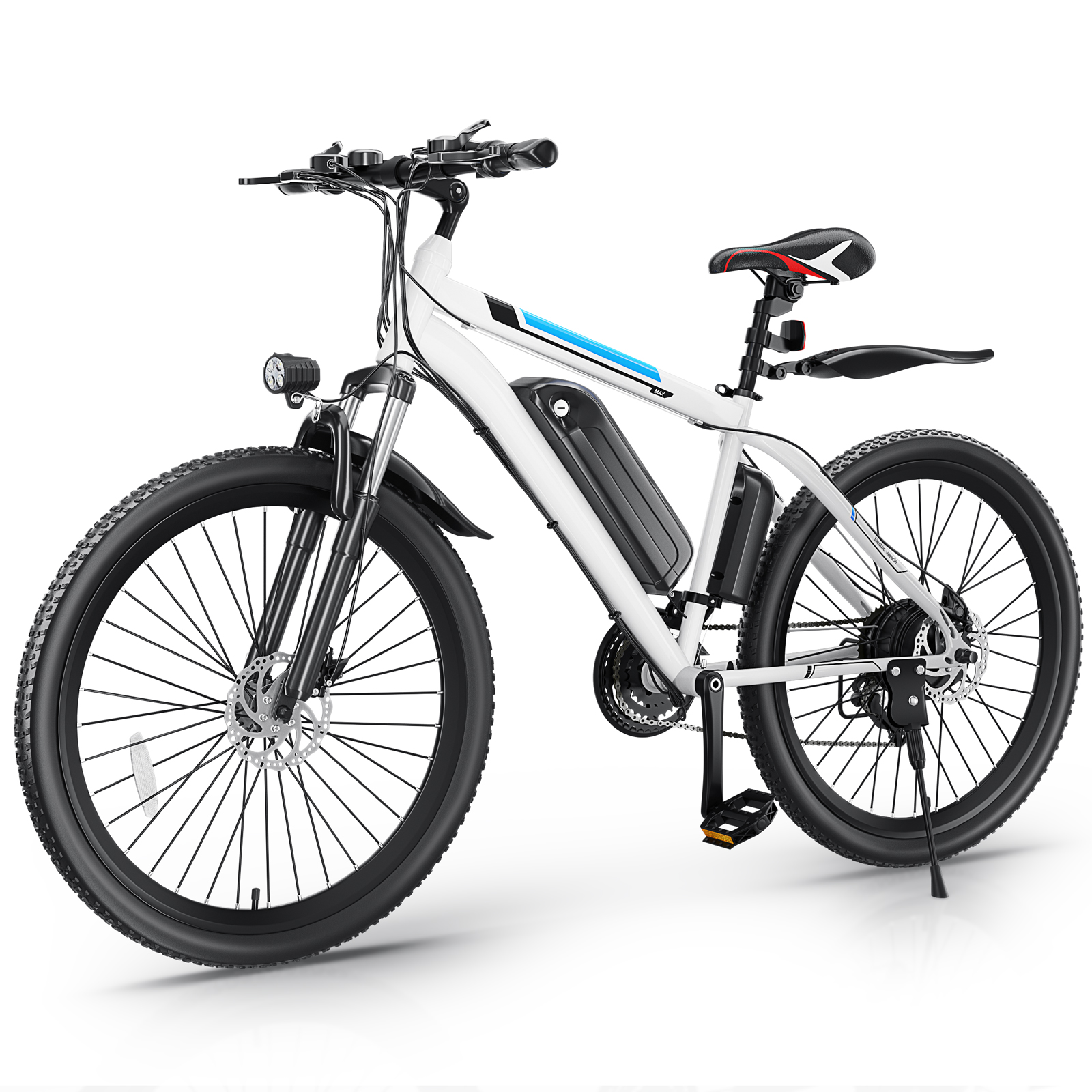 Elifine 500W Electric Bike, 26" Electric Bike with Cruise Control System, Electric Mountain Bike