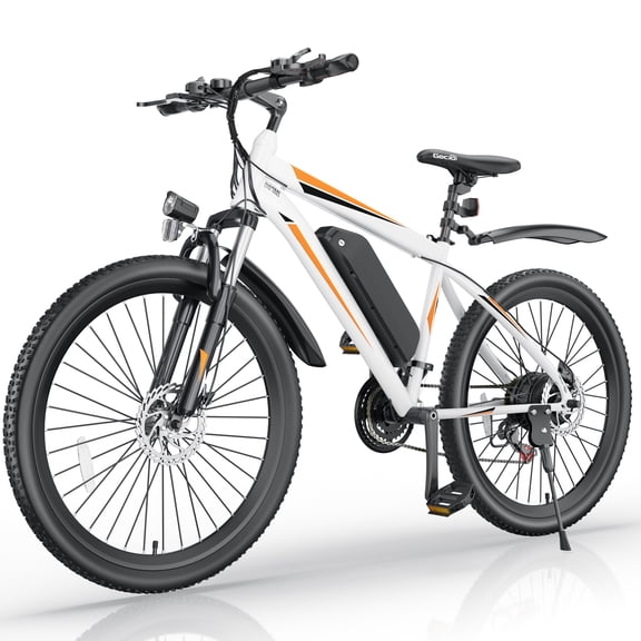 Elifine 500W Electric Bike for Adults, 26" Mountain Electric Bicycle with 5 Riding Modes Ebike, 48V 7.8Ah Battery, Shimano 21 Speed, 19.8 mph Aluminum Alloy Electric Commuter Bike UL2849