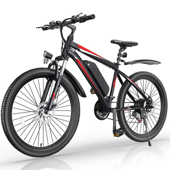 Elifine 500W Electric Bike for Adults, 26" Mountain Electric Bicycle with 5 Riding Modes Ebike, 48V 7.8Ah Battery, Shimano 21 Speed, 19.8 mph Aluminum Alloy Electric Commuter Bike UL2849