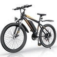 thumbnail image 1 of Elifine 500W Electric Bike for Adults, 26" Mountain Electric Bicycle with 5 Riding Modes Ebike, 48V 7.8Ah Battery, Shimano 21 Speed, 19.8 mph Aluminum Alloy Electric Commuter Bike UL2849, 1 of 12