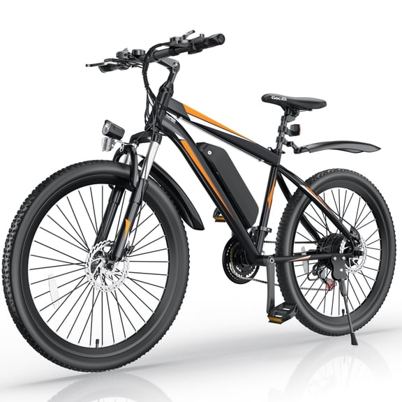 Elifine 500W Electric Bike for Adults, 26" Mountain Electric Bicycle with 5 Riding Modes Ebike, 48V 7.8Ah Battery, Shimano 21 Speed, 19.8 mph Aluminum Alloy Electric Commuter Bike UL2849