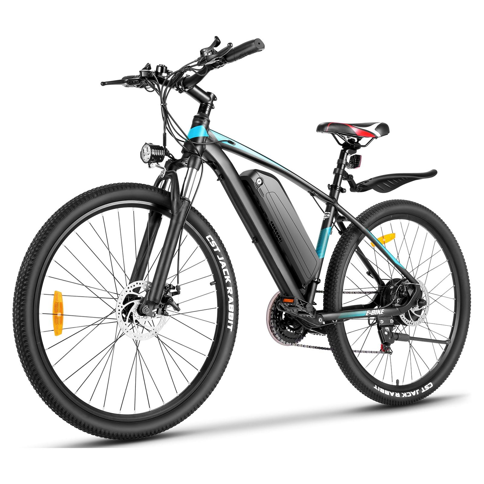Elifine 500W Electric Bike for Adults, Shimano 21Speed, 27.5" Mountain