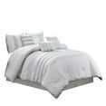 thumbnail image 1 of Elight Home 21599 K 90 x 104 in. Lirit Comforter Set, White - King Size- 7 Piece, 1 of 5