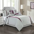 thumbnail image 1 of Elight Home 21721Q 7 Piece Kimeo Comforter Set - Queen Size, 1 of 4