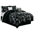 thumbnail image 1 of Elight Home  Iris Embroidery Plus 7 Piece Comforter Set - King, 1 of 7