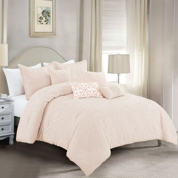 Elight Home Riane Luxury 7 Piece Comforter King - Cal King