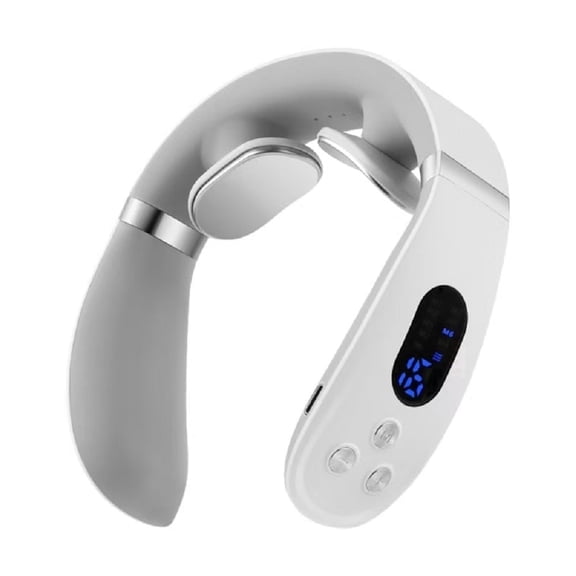 Tancola Cordless U Shape Neck Electric Pulse Massager-Father’s Day Gift for Dad  White