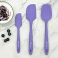 thumbnail image 1 of 3 Piece Silicone Spatula Set - Purple, 1 of 10