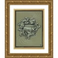 thumbnail image 1 of Elihu Vedder 12x14 Gold Ornate Wood Frame and Double Matted Museum Art Print Titled - The Bitter Cup (1883-1884), 1 of 4