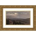 thumbnail image 1 of Elihu Vedder 18x12 Gold Ornate Wood Frame and Double Matted Museum Art Print Titled - Umbrian Landscape, Italy, 1 of 4