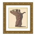 thumbnail image 1 of Elihu Vedder 20x21 Gold Ornate Framed and Double Matted Museum Art Print Titled - Study for ‘Greek Girls Bathing’ VIII (C. 1872), 1 of 4