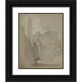 thumbnail image 1 of Elihu Vedder 20x24 Black Ornate Framed Double Matted Museum Art Print Titled: Orvieto (C. 1890), 1 of 5