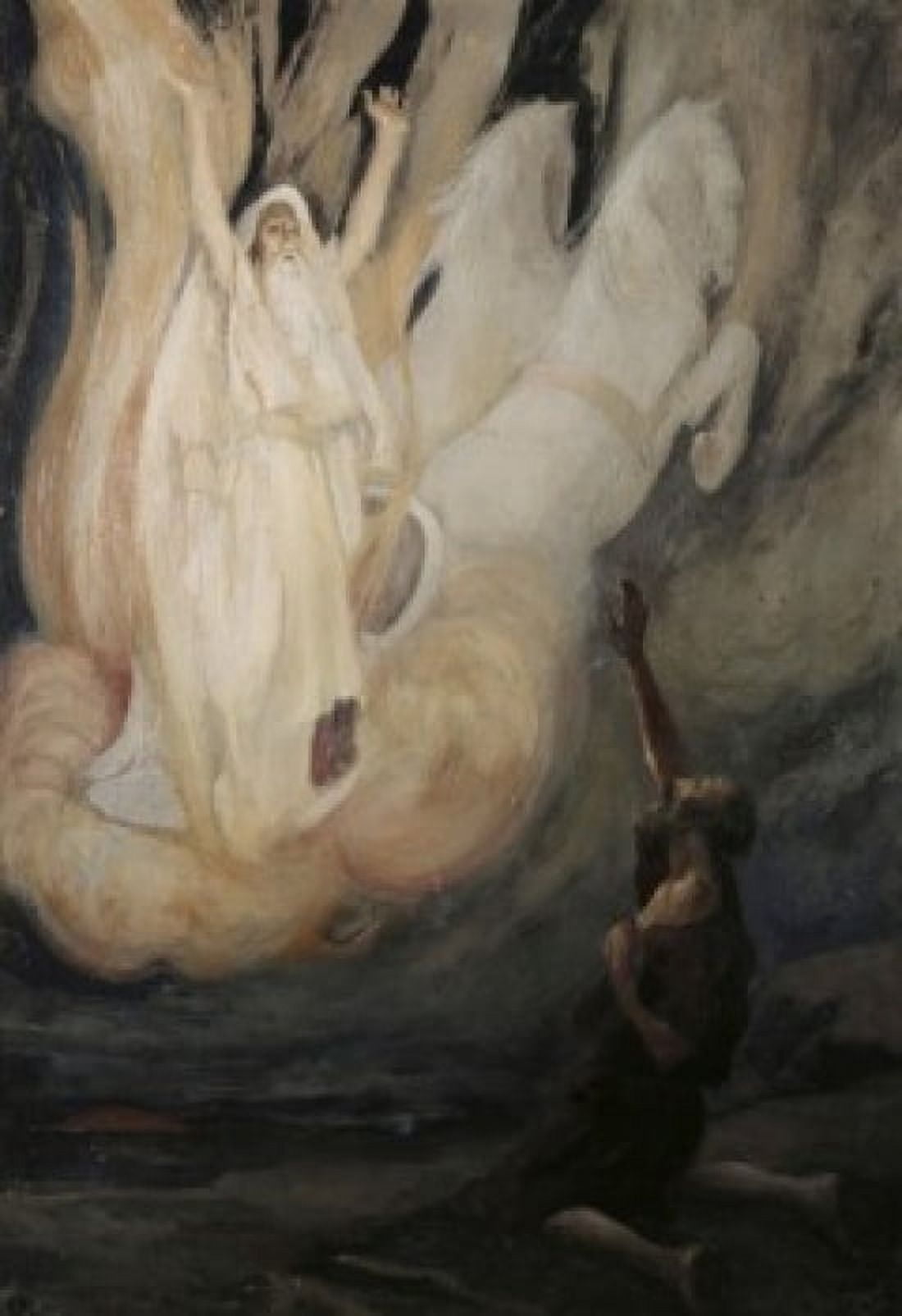 Elijah Ascends in a Chariot of Fire James Tissot (1836-1902French) Jewish Museum New York USA Canvas Art - James Tissot (24 x 36)