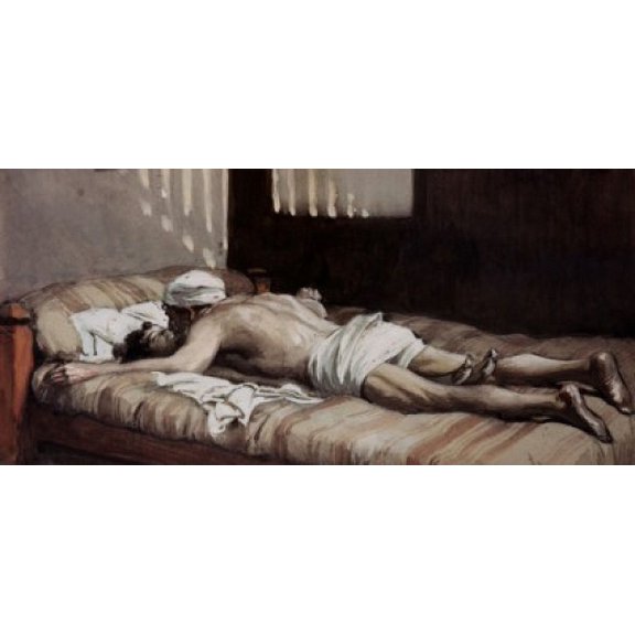 Elijah Raiseth the Widows Son James Tissot (1836-1902 French) Jewish Museum New York USA Canvas Art - James Tissot (18 x 24)