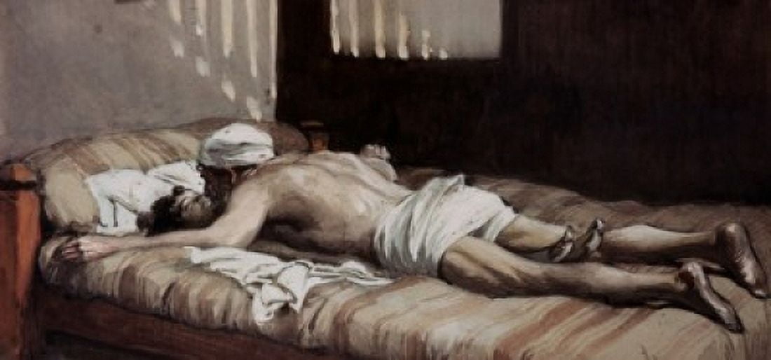 Elijah Raiseth the Widows Son James Tissot (1836-1902 French) Jewish Museum New York USA Canvas Art - James Tissot (24 x 36)