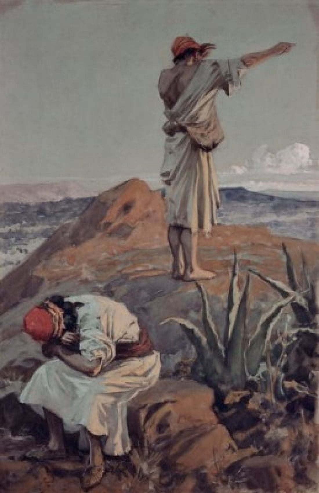 Elijah from Mount Carmel Sees a Cloud Afar Off James Tissot (1836-1902 French) Jewish Museum New York USA Canvas Art - James Tissot (24 x 36)