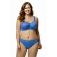 thumbnail image 1 of Elila Women&rsquo;s Plus Size Make It Lace & Microfiber Brief, Medium Coverage, Style 3503 Cobalt Blue, 1 of 2