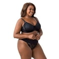 thumbnail image 1 of Elila Women's Plus Size Fancy Smooth Curves Molded Underwire Bra, Full Coverage Lift & Support, Style 2911 Black, 1 of 4