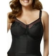 thumbnail image 1 of Elila Womens Embroidered Microfiber Longline Wire-Free Bra Style-5001, 1 of 4