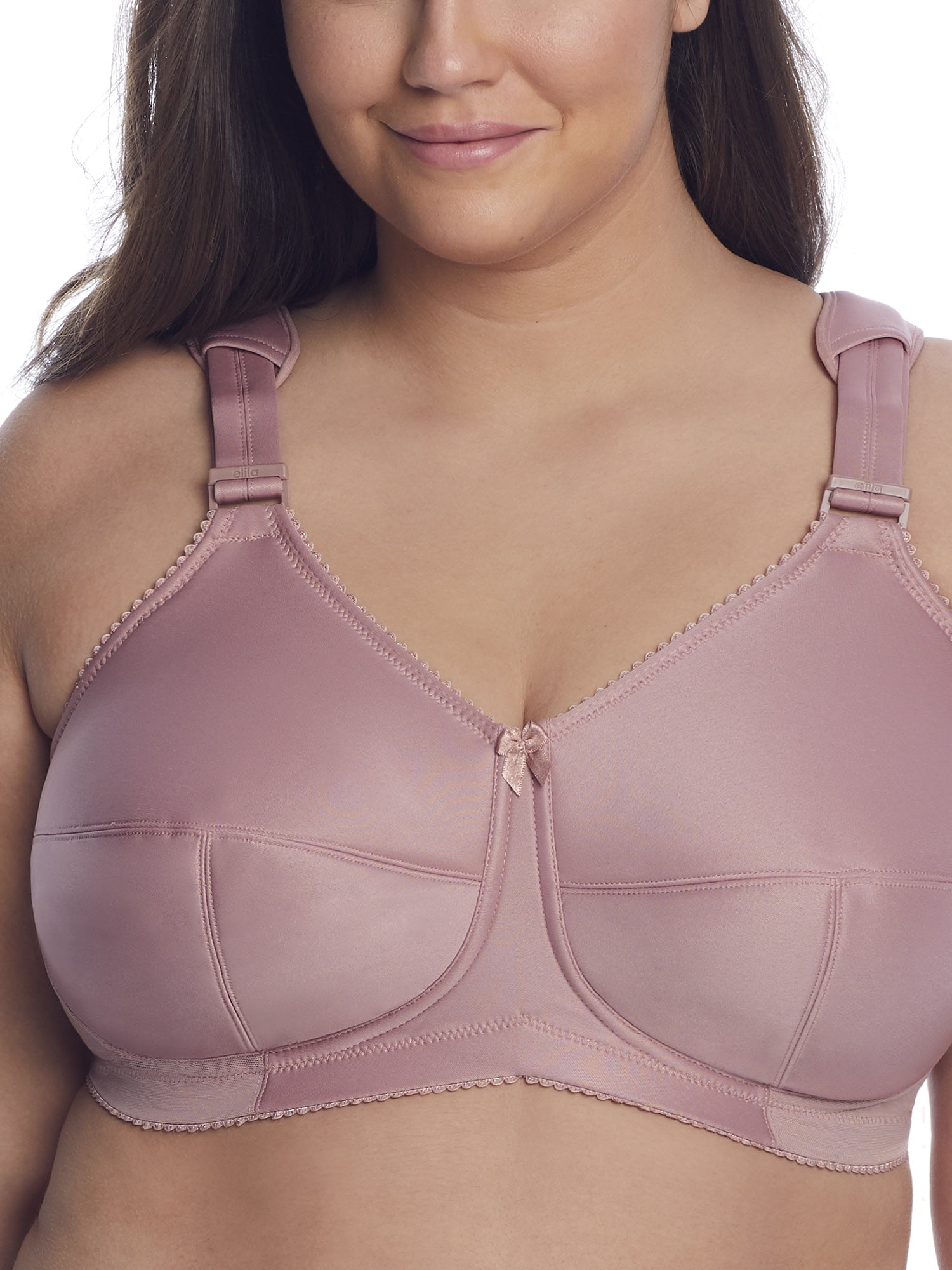 Elila Front Opening Wire-Free Posture Bra - Nude - Curvy