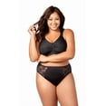 thumbnail image 1 of Elila Women's Plus Size Simple Curves Softcup Bra, Full Coverage Wire-Free, Style 1505 Black, 1 of 3