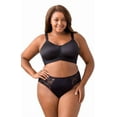 thumbnail image 1 of Elila Women's Plus Size Smooth Curves Molded Softcup Bra, Full Coverage Wire-Free, Style 1803 Black, 1 of 3