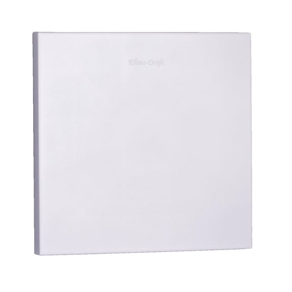 Elima-Draft 1 in. H x 9 in. D Matte White Steel Register Cover