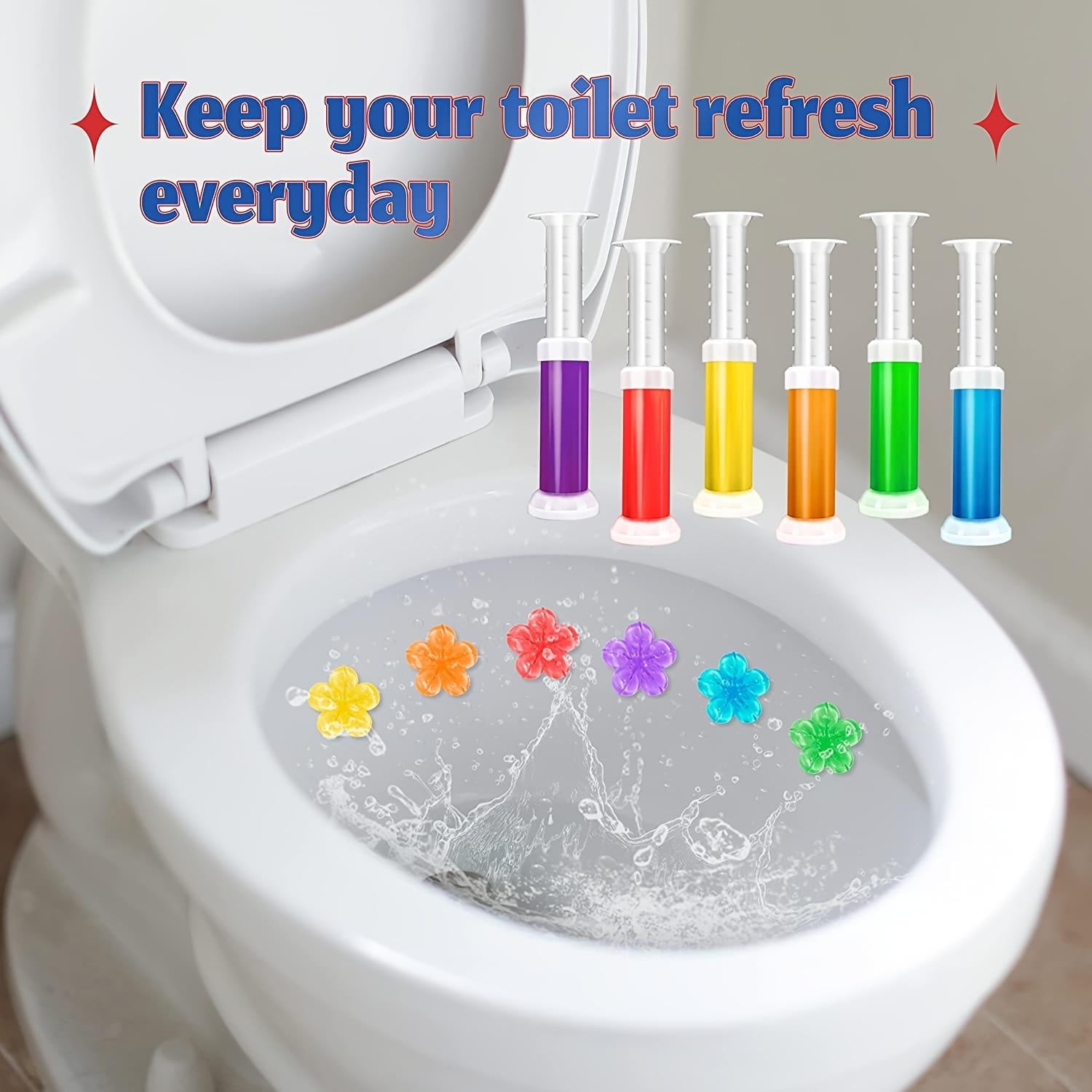 Eliminate Unpleasant Odors with 1pc Toilet Gel Deodorizer, Toilet