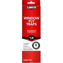 Eliminator 4 Pack Clear Window Fly Trap, Solid Flying Insect Traps