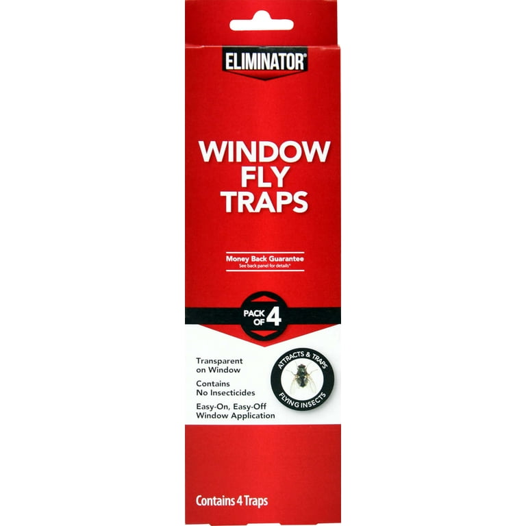 Fly Clear Window Fly Traps Bug Fly Killer Window Decal Non-Toxic, Total 10  Pices, 10 units - Fry's Food Stores