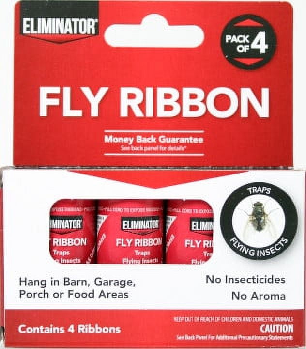 Eliminator 4 Pack Clear Window Fly Traps for Catching Flies and Other Flying  Insects 