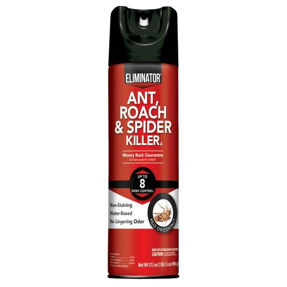 Eliminator Ant, Roach & Spider Killer4, Aerosol Spray, 17.5 Ounce