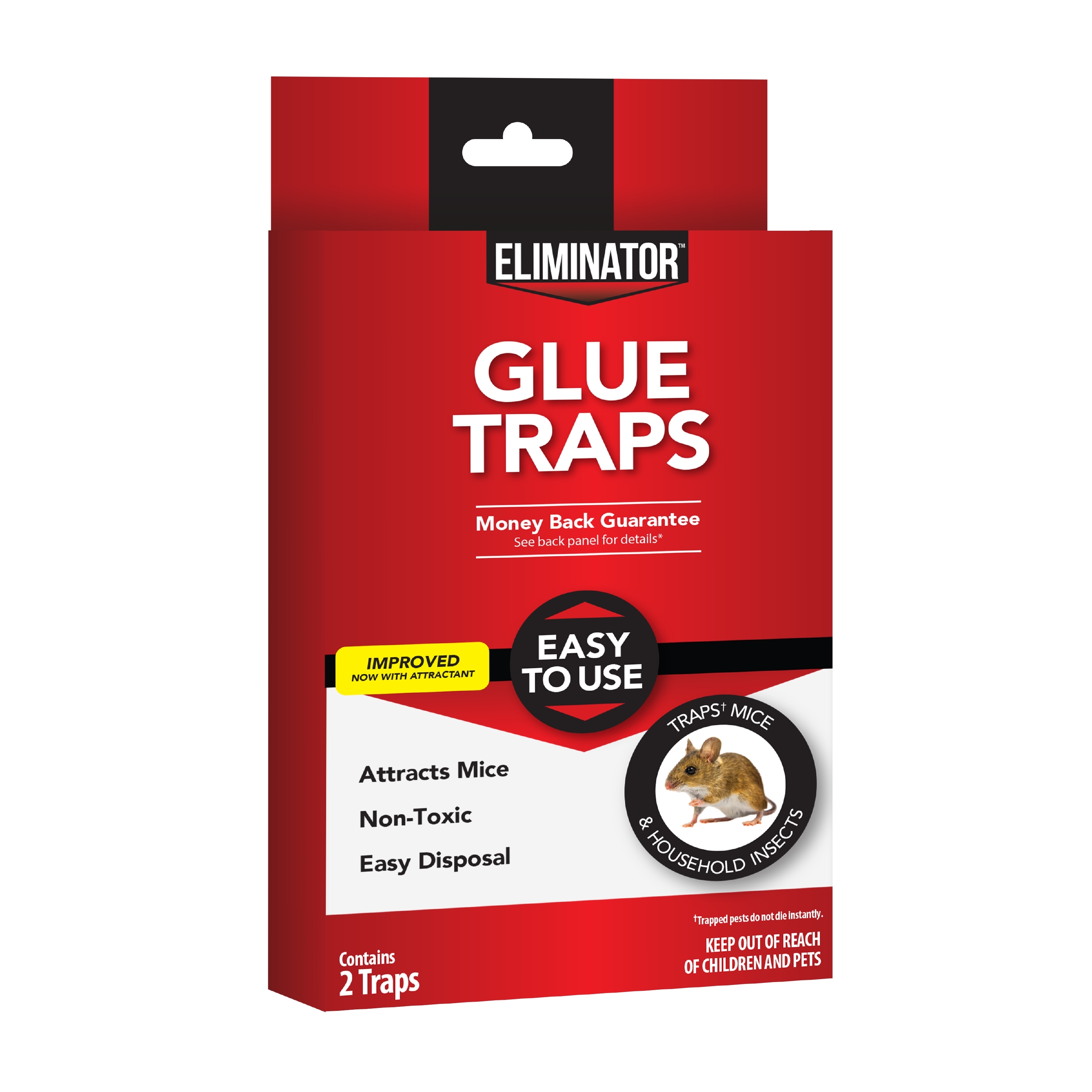 Eliminator Glue Trap, Traps Mice & Household Insects, 2 ct - Walmart.com