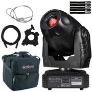 Eliminator Lighting Stealth Spot 60W LED Moving Head Spot Light with Carry Case Package