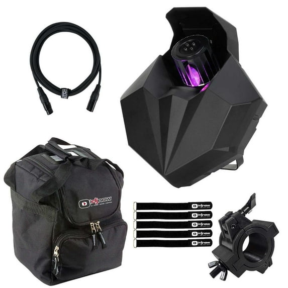 Eliminator Lighting VORTEX Classic 80W LED Moonflower Effect Light with Protective Lighting Case Package