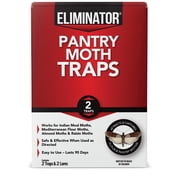 Eliminator Pantry Moth Traps, Pheromone Moth Traps, 2 Pack