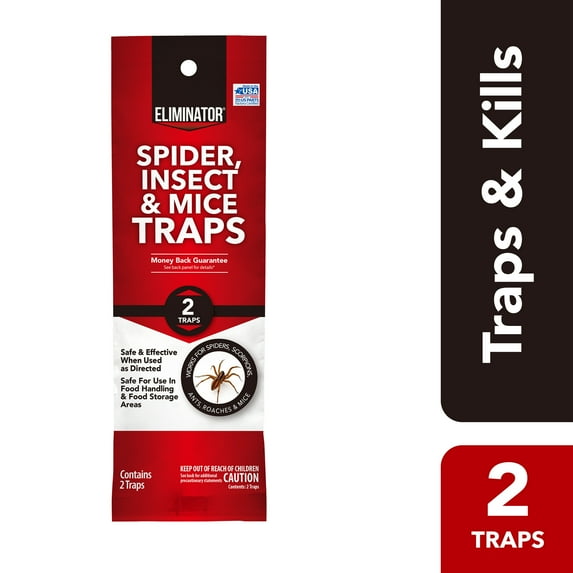 Eliminator Single Use Spider & Insect Traps, 2 Count