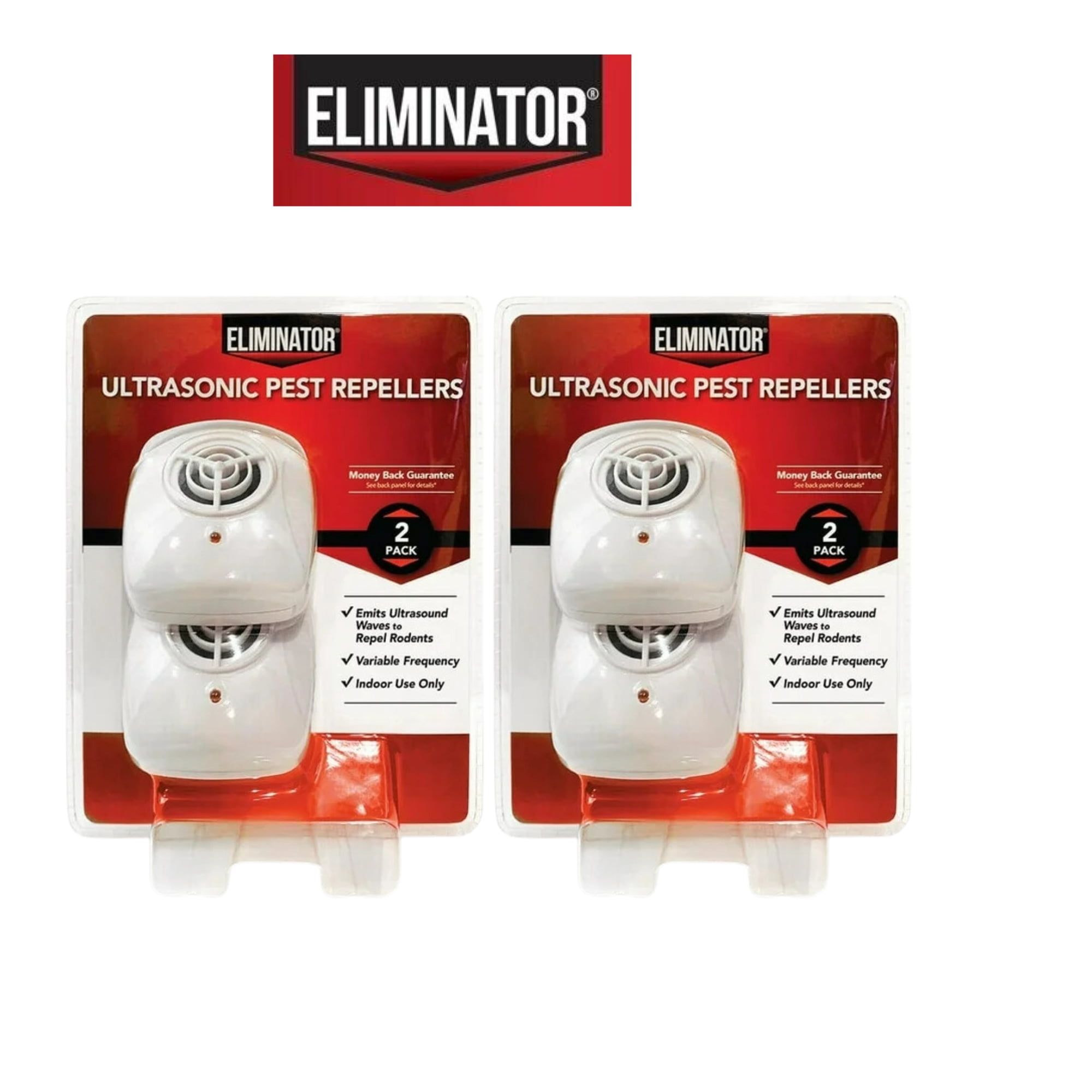 Eliminator Ultrasonic Rodent Repeller Indoor Plug-in device, 2 count