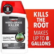 Eliminator Weed & Grass Killer Concentrate Herbicide, 16 fl oz, Kills Down to The Root
