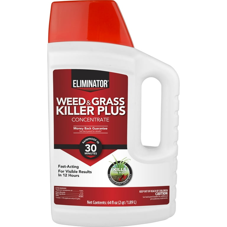 Eliminator Weed & Grass Killer Plus Concentrate Herbicide, 64 oz. -  Walmart.com