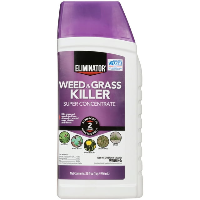 Eliminator Weed & Grass Killer Super Concentrate Herbicide, 32 oz