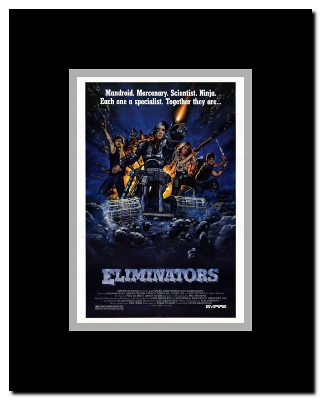 Eliminators Framed Movie Poster