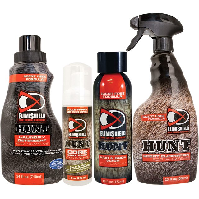 Elimishield Starter Kit Scent Control for Hunting (Laundry Detergent