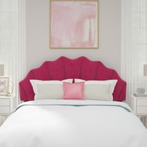 Elina Upholstered Full/Queen Headboard, Pink, by Hillsdale Living Essentials