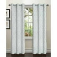 thumbnail image 1 of Elinor Linen Blend Jacquard Grommet Curtain Panel Pairs, 1 of 3
