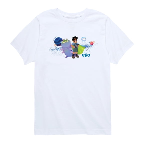 Elio -Alien Friends - Youth Boys Short Sleeve Graphic T-Shirt