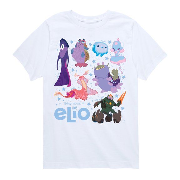 Elio - Aliens - Youth Boys Short Sleeve Graphic T-Shirt