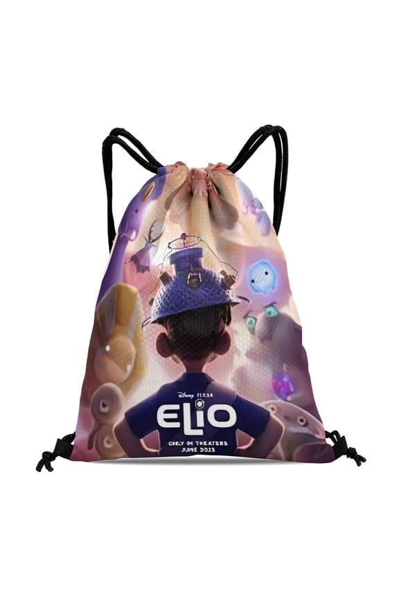 Elio Backpack Bag Goodies Merch Drawstring Party Favors Gym Waterproof Swimming Beach