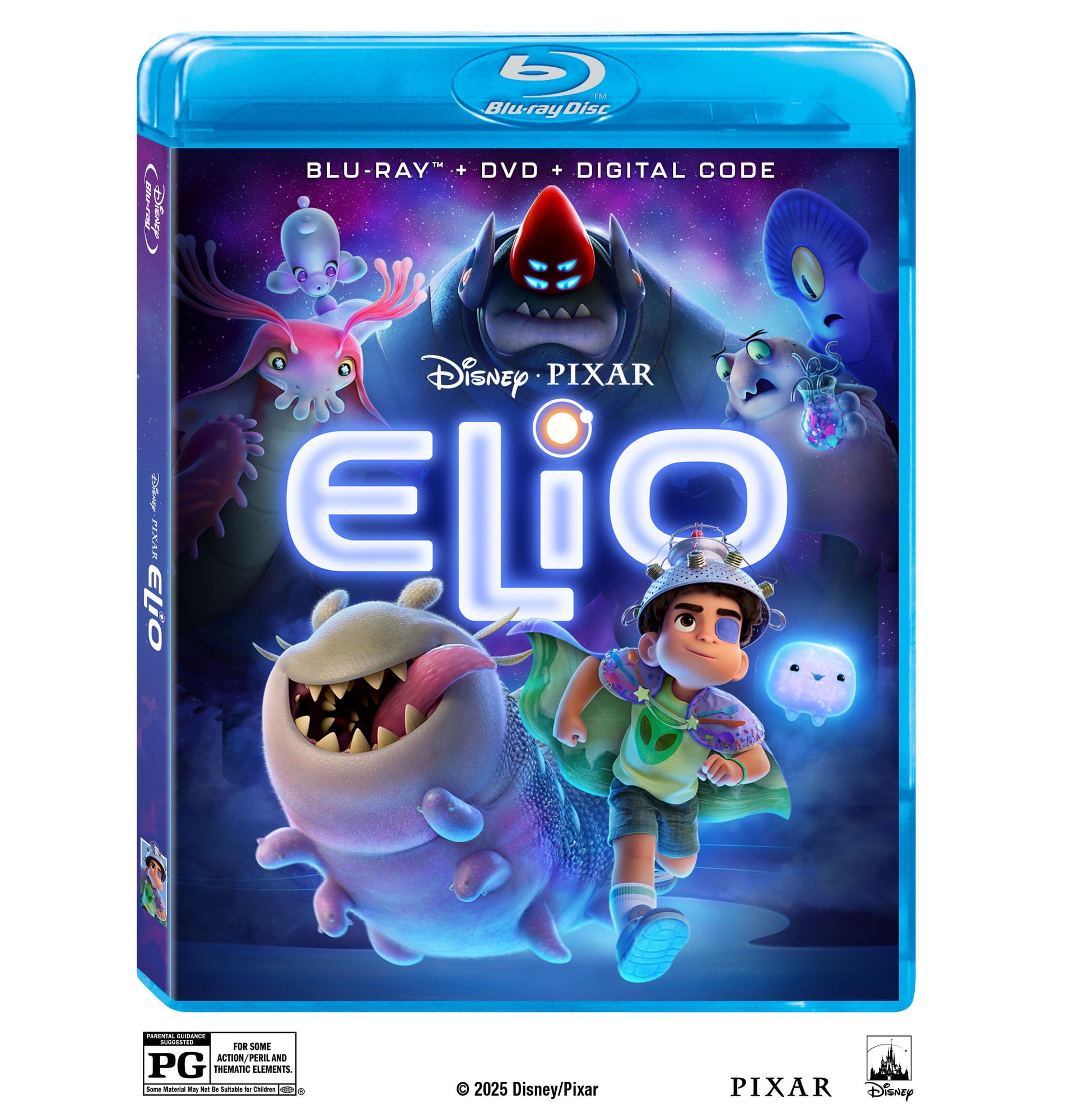 Elio (Blu-ray + DVD + Digital Copy) Walt Disney Pictures Adventure