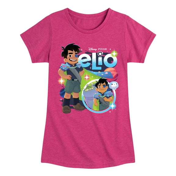 Elio - Space Friends - Youth Girls Fitted Short Sleeve T-Shirt